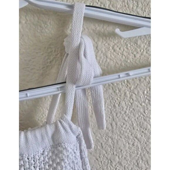 Rag & Bone Crochet Tank Top Size Small Cotton Open Knit White - Picture 6 of 9